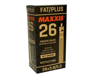 Maxxis Sykkelslange FatBike, 26" 0,8mm 26x3.0/5.0 Racer-ventil