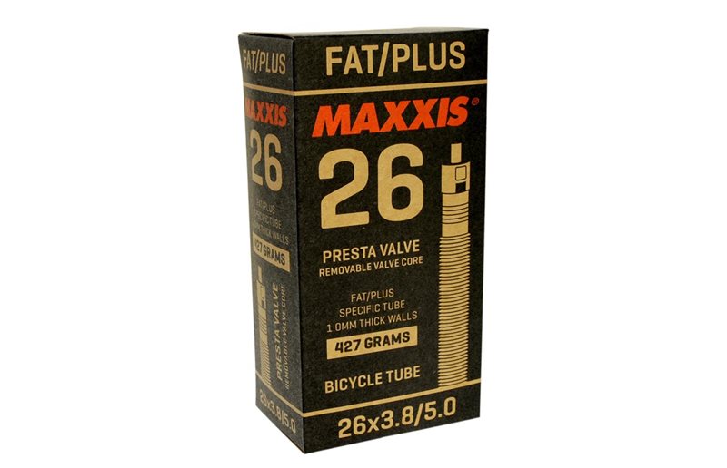 Maxxis Polkupyörän sisärengas FatBike, 26" 0,8mm 26x3.0/5.0 Kilpaventtiili