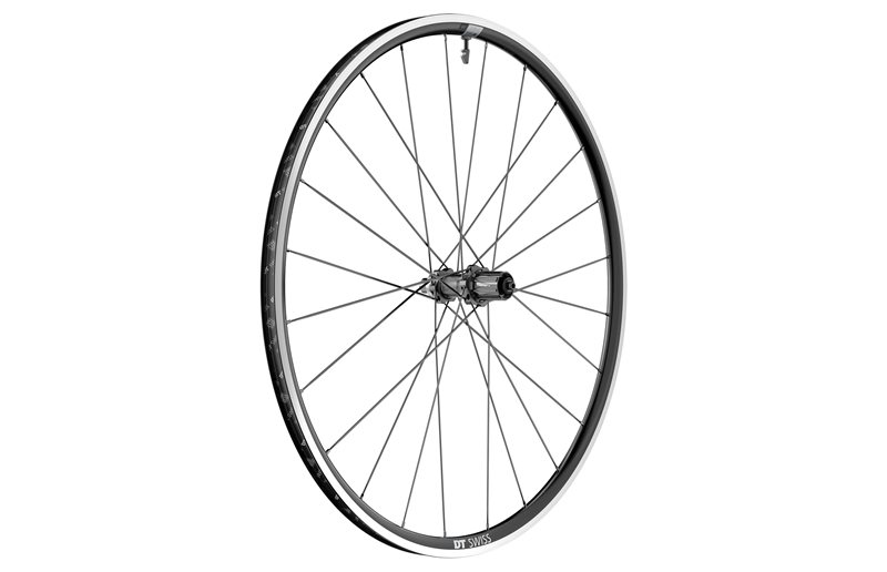Baghjul DT Swiss P 1800 Spline 23 9x130 QR 622 28" SRAM/Shimano 11-speed TLR Fälgbroms Sort