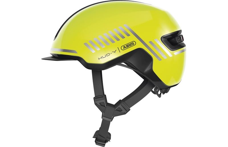 ABUS Pyöräilykypärä Hud-Y Signal Yellow