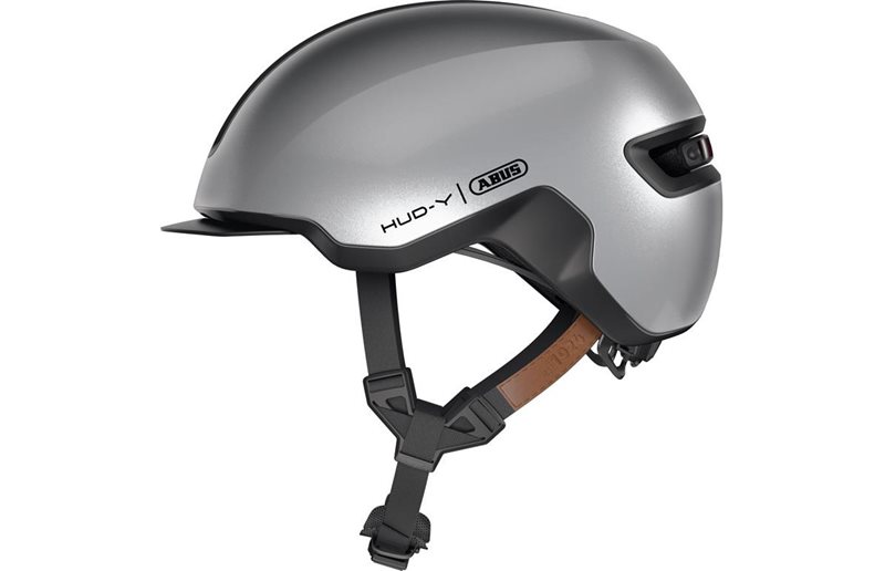 Cykelhjälm Abus Hud-Y Gleam Silver