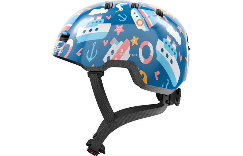 Lasten pyöräilykypärä ABUS Skurb Kid Blue Sailor