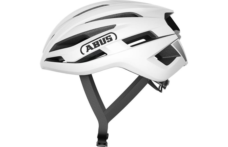 Maantiekypärä ABUS StormChaser ACE Polar White