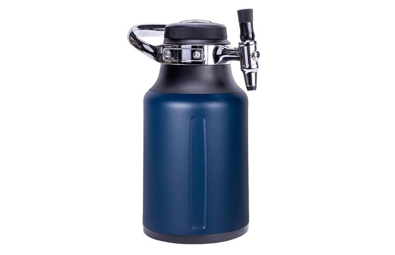 GrowlerWerks Flaska Ukeg Go 1.9 Liter Midnight Blue