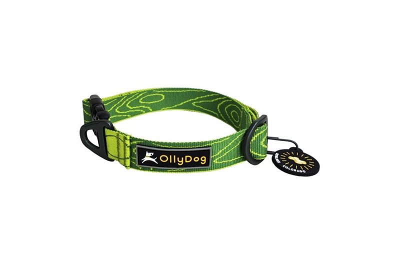 OllyDog Halsband Flagstaff Collar Sage Bark