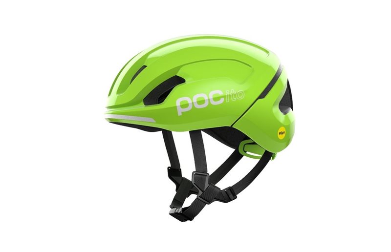 Lasten pyöräilykypärä POC Pocito Omne Mips Fluorescent Yellow/Green