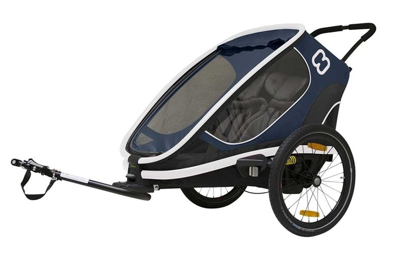 Hamax Cykelvagn Outback Twin 2 Barn Navy