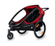 Hamax Cykelvagn Outback Twin 2 Barn Red/Black