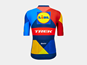 Santini Sykkeltrøye Lidl-Trek W's Team Replica for kvinner Dark Blue/Gul
