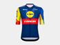 Santini Sykkeltrøye Lidl-Trek W's Team Replica for kvinner Dark Blue/Gul