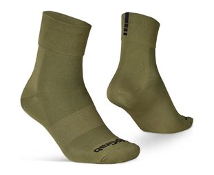 GripGrab Lightweight SL Regular Cut Sommarstrumpor Olive Green