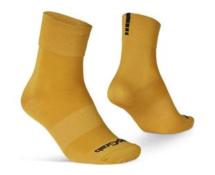 GripGrab Lightweight SL Regular Cut Sommarstrumpor Mustard Yellow