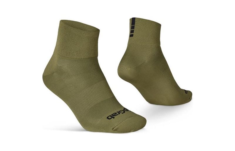 GripGrab Lightweight SL Korte Sommersokker Olivengrønn