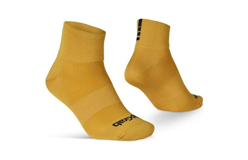 GripGrab Lightweight SL Korte Sommersokker Sennepsgul