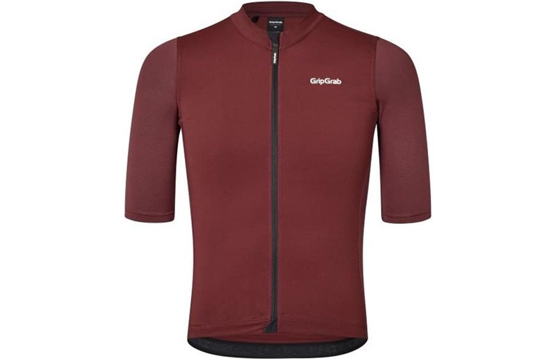GripGrab Ride Kortermet Trøye Mørkerød