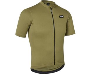GripGrab EXPLR Merinotech kortärmad cykeltröja Olive Green