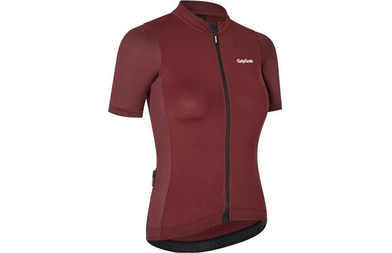GripGrab Kvinners Ride Kortermet Trøye Dark Red