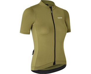 GripGrab RIDE kortärmad cykeltröja dam Olive Green