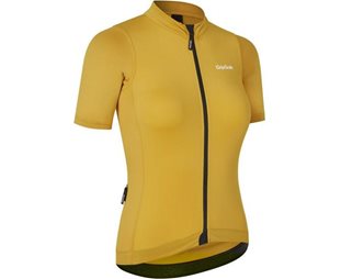 GripGrab RIDE kortärmad cykeltröja dam Mustard Yellow