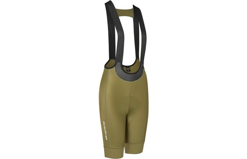 Sykkelbukser GribGrab PACR Bib Shorts W's Olive Green