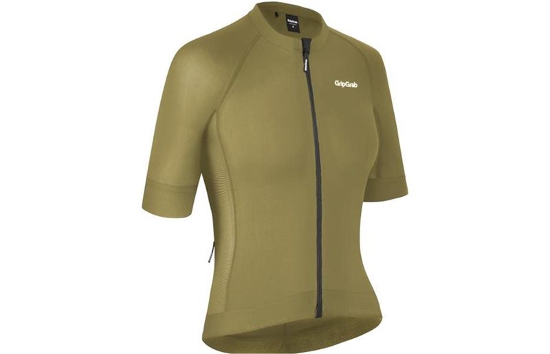 GripGrab Dame Pace Kortermet Trøye Olivengrønn