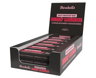Barebells Soft Proteinbar Boks Berry Licorice