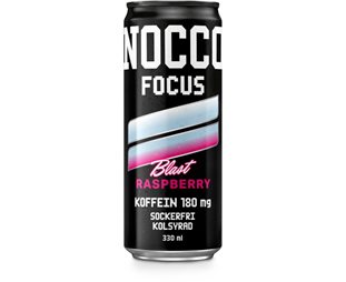 Nocco Energidrikk Focus Raspberry Blast