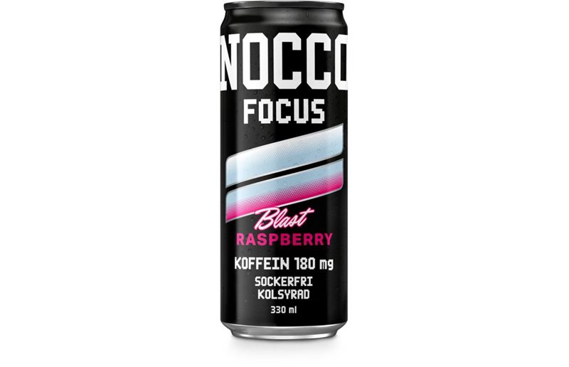 Nocco Energidrikk Focus Raspberry Blast