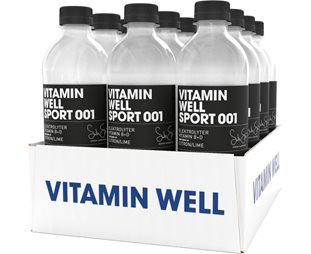 Vitamin Well Energidrikk Sport 001 Flak Sitron-Lime