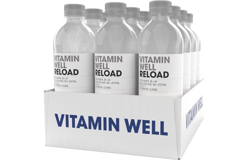 Vitamin Well Energidrikk Reload Flak Sitron-Lime