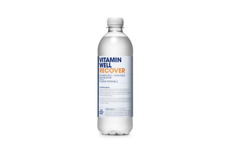 Vitamin Well Energidryck Recover Fläder-Persika