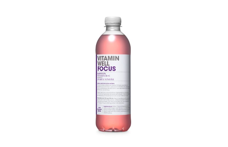 Vitamin Well Energiajuoma Focus Mustaherukka