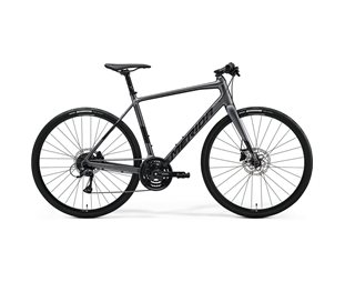 Hybridipyörä Merida Speeder 100 Hopea/Musta
