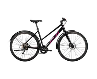 Naisten hybridipyörä Active Max 118 Metallimusta