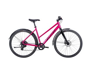 Naisten hybridipyörä Active Max 117 Metallinpinkki