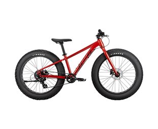 Lasten polkupyörä Active Icebreaker 24 Fatbike Metallinpunainen