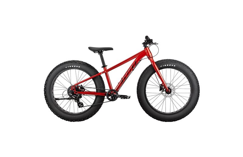 Lasten polkupyörä Active Icebreaker 24 Fatbike Metallinpunainen