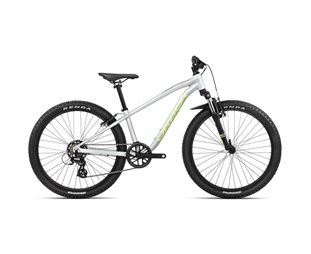 Lasten polkupyörä Orbea MX 24 XC Halo Silver/Spicy Lime Matt