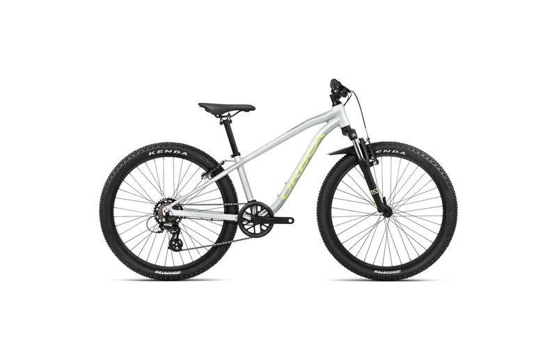 Lasten polkupyörä Orbea MX 24 XC Halo Silver/Spicy Lime Matt