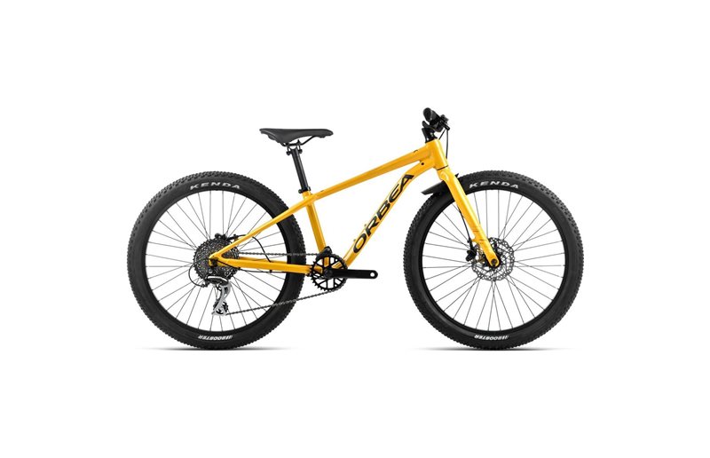 Lasten polkupyörä Orbea MX 24 TEAM Disc Mango Gloss/Black Matt