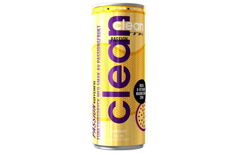 Clean Drink Energiajuoma BCAA 1 kpl Kofeiiniton - Passion