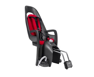 Hamax Cykelsæde Caress med Rammontering Dark Grey/Red