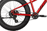Lasten polkupyörä Active Icebreaker 24 Fatbike Metallinpunainen