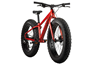 Lasten polkupyörä Active Icebreaker 24 Fatbike Metallinpunainen