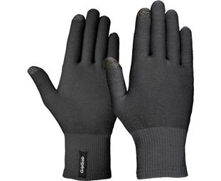 GripGrab Merino Wool Linerhandskar Black