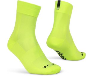 GripGrab Lightweight SL Regular Cut Sommarstrumpor Yellow Hi-Vis