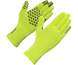 GripGrab Waterproof Knitted Talvipyöräilyhanskat Yellow Hi-Vis