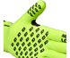 GripGrab Waterproof Knitted Talvipyöräilyhanskat Yellow Hi-Vis