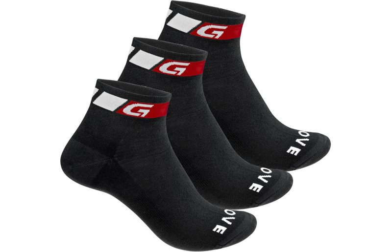GripGrab Classic Low Cut Sommarstrumpor 3-Pack Black