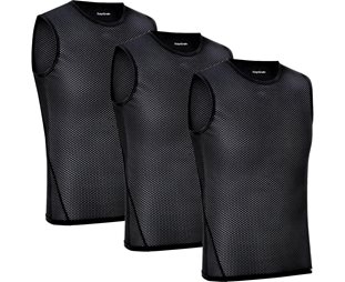 GripGrab Ultralight Mesh Ärmlöst Underställ 3-Pack Black